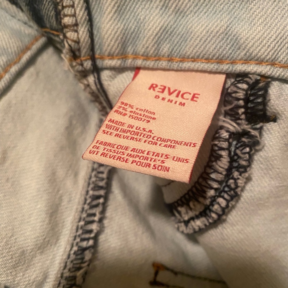 REVICE Two-Tone Blue Jeans-Size 27 - Picture 5 of 6